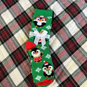Two pairs of women’s Christmas socks, shoe size 5–9